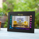 Eco4life Birthday WiFi Lighting Digital Photo Frame – 10.1" Screen Frame with RGB Lights, Instant Photo & Video Sharing, Perfect Birthday Gift for Family & Friends - CPF1056B