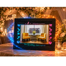 Eco4life WiFi RGB Lighting Digital Photo Frame for Couples – 10.1" HD Touch Screen Frame with App Photo & Video Sharing, Romantic Gift for Love, Anniversary & Wedding- CPF1056L