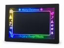 Eco4life Christmas Gifts 10.1" Smart WiFi Digital Photo Frame with RGB Lighting, 16GB Built-in Storage, Instant Photo & Video Sharing - CPF1056Xmas