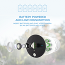 Eco4life Smart Wireless Outdoor Battery Camera & Smart Video Doorbell Camera Bundle