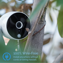 Eco4life 2PCs Smart Wireless Outdoor Battery Camera & Smart Video Doorbell Camera Bundle