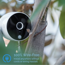 eco4life 4PCs Wire-Free Indoor & Outdoor HD IP Battery Camera for Home Security Set