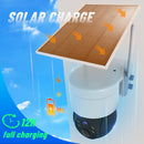 eco4life Smart WiFi Spotlight Battery Camera - 2K HD Wire-Free Outdoor Security with Solar Power, Color Night Vision
