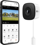 eco4life 3MP 2K Window Security Camera, Indoor WiFi Camera with Color Night Vision, Person Detection, Auto-Focus, 24/7 Recording, 2.4GHz/5GHz, Works with Alexa & Google Home