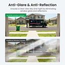 eco4life 3MP 2K Window Security Camera, Indoor WiFi Camera with Color Night Vision, Person Detection, Auto-Focus, 24/7 Recording, 2.4GHz/5GHz, Works with Alexa & Google Home
