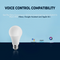 Smart Wi-Fi LED Light Bulb with Color Changing & Dimmable - EBE-QPZ04