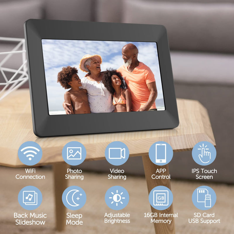10.1" Wi-Fi Digital Photo Frame with Photos/Videos sharing - CPF1026