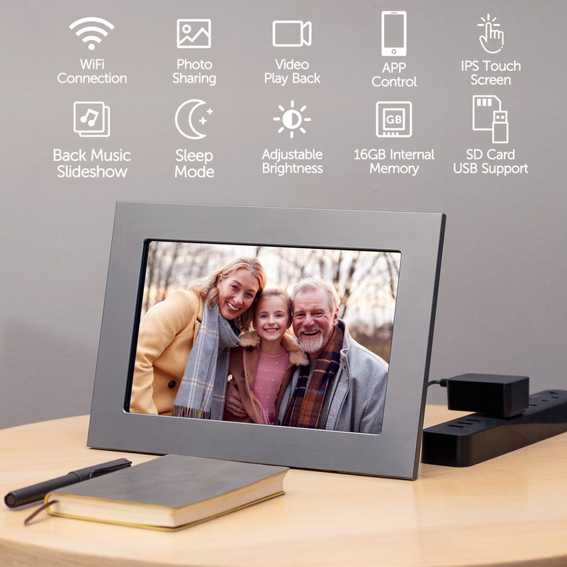 10.1" Wi-Fi Digital Photo Frame with Photos/Videos sharing - CPF1033