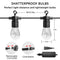 Smart Outdoor Patio Lights – 48FT string length , 15 Smart RGB LED bulbs - LBS800
