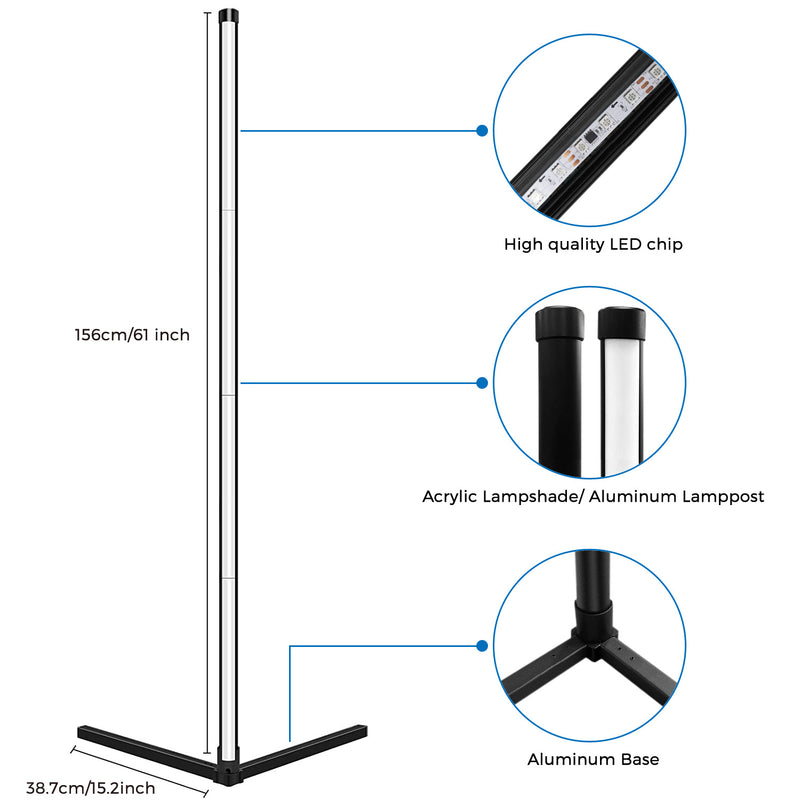 Smart WiFi Symphony Floor Lamp - 61" Tall - LC210