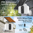 Smart Spotlight Battery Camera with Solar Power - SC-BIPC-1008