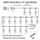 Outdoor Patio String Lights – SC-LS100