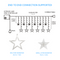 Star Curtain String Light - SSL138