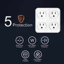 Wireless Wall Tap Smart Plug (4 Outlets,4 USB Ports) - WTP110