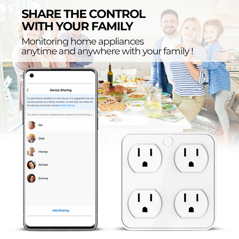 Eco4life Smart Single Wi-Fi Outlet Plug – SONICGRACE